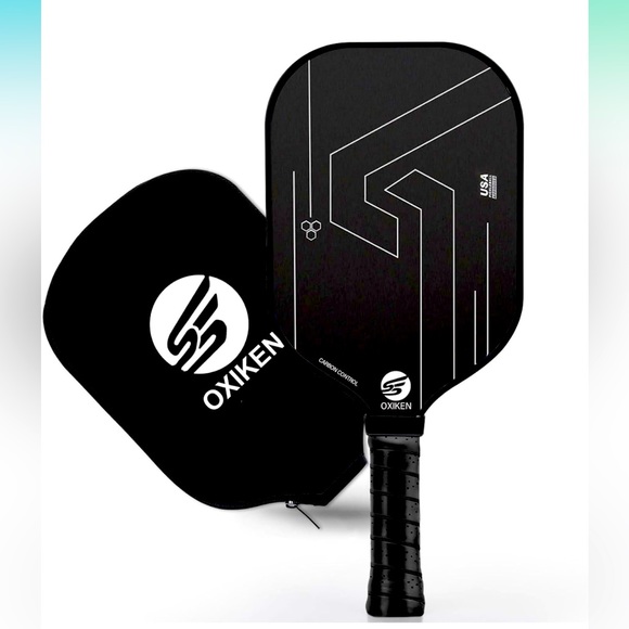 Oxiken 10mm Pickleball Paddle USAPA Approved Carbon Fiber 5.5” Handle - Picture 1 of 12